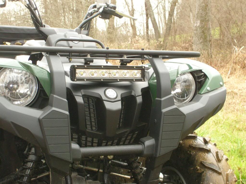 HID and LED light bar install with pics Yamaha Grizzly ATV Forum