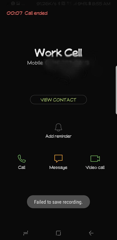 samsung s8 call recorder