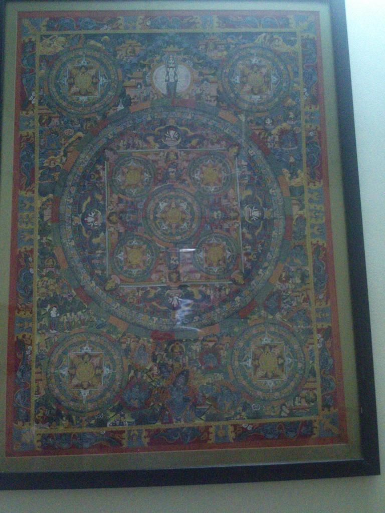 Bán tranh thangka dát vàng 24k thủ công từ nepal