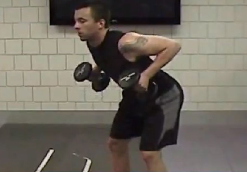 Bent Over Row, Dumbbell, Neutral Grip