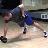 Plank Row, Dumbbell