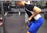 Bent Over Row, Cable, Single Arm, Overhand Grip