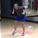 Bent Over Row with Static Hold, Dumbbell