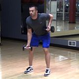 Bent Over Row, Dumbbell, Alternating, Reverse Grip