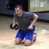 Bent Over Row, Dumbbell, Kneeling