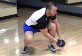 Squat, Dumbbell Twist, Low to High