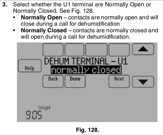 Need Help With Th8321 Install Dehumidification Setup