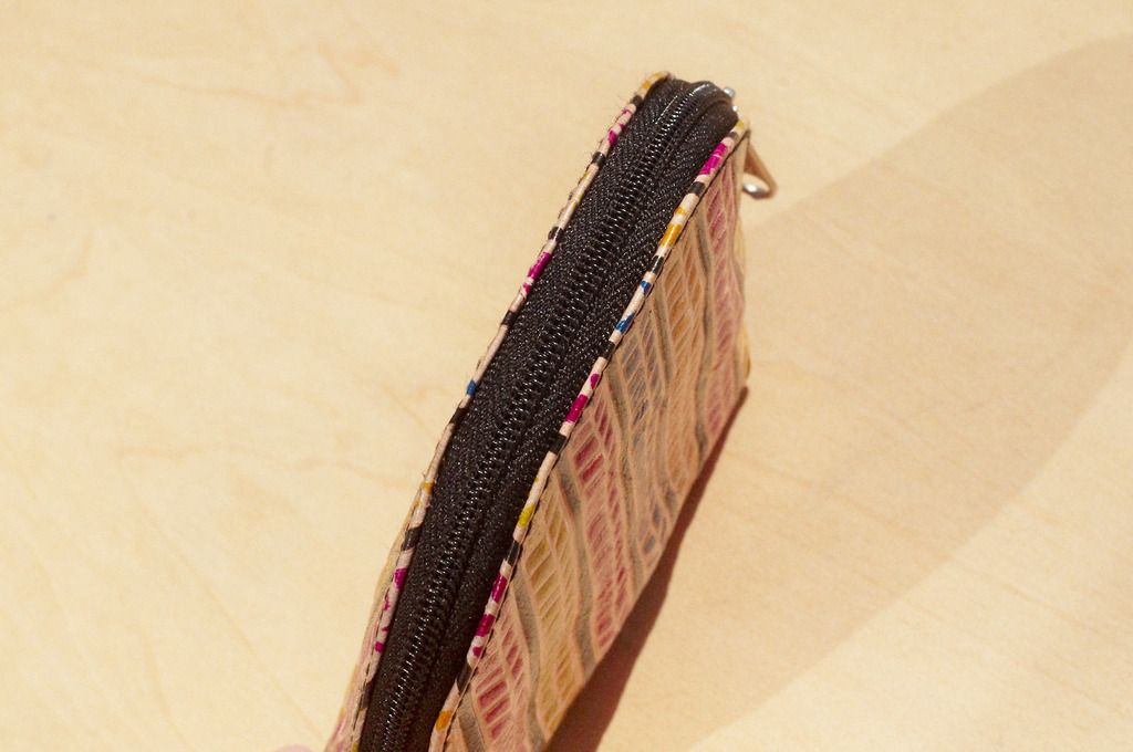 クリスマスプレゼント交換の贈り物手作りのスエードの財布/手塗りのスタイルの革財布/レザーバッグ/バッグ - 華やかな色の矢印国家のトーテム - コインケース・小銭入れ - 紙 多色