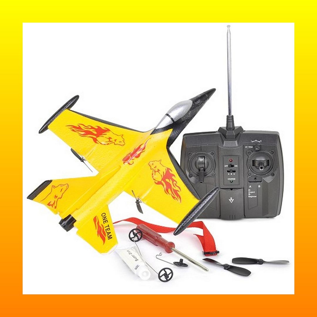 NEW WX9102 2CH REMOTE CONTROL EPP F16 FIGHTER JET MODEL RC PLANE EASY