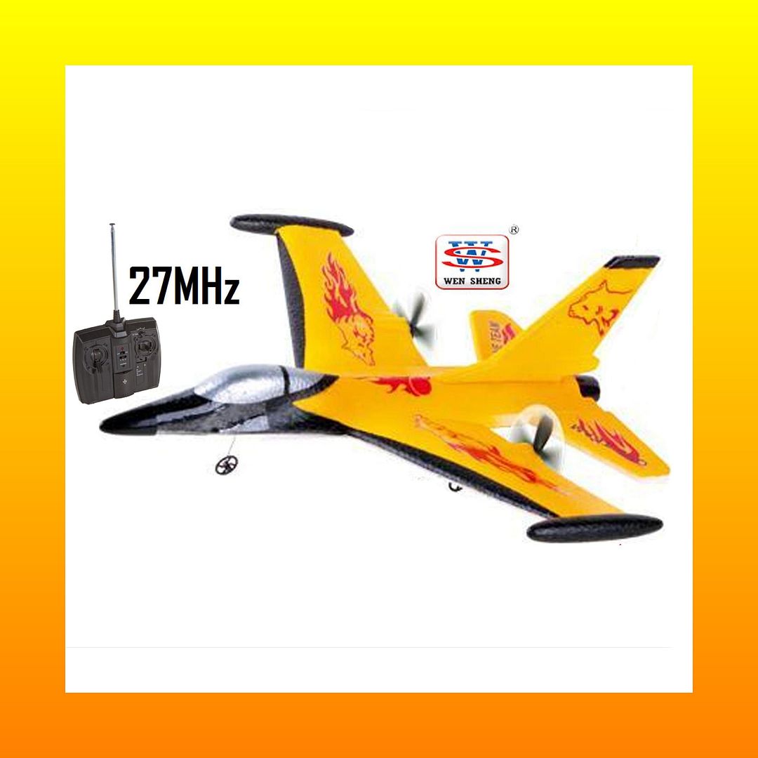 NEW WX9102 2CH REMOTE CONTROL EPP F16 FIGHTER JET MODEL RC PLANE EASY