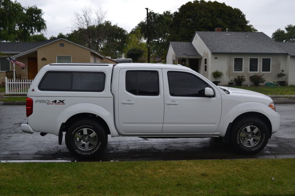 Nissan frontier with camper shell #4
