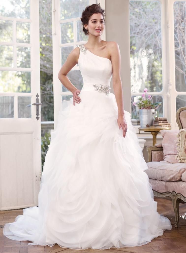 Asymmetrical Wedding Dress