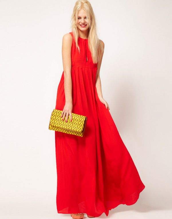Formal Red Maxi Dress