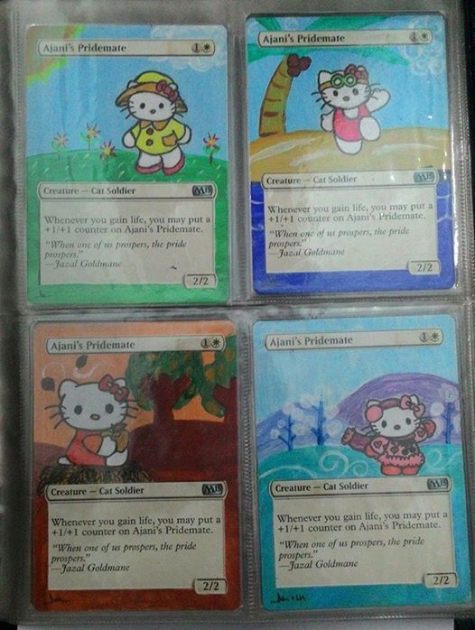 Four Seasons of Hello Kitty - Altered Ajani's Pridemate
