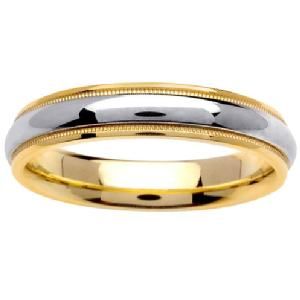 Two Tone Milgrain Ring Two Tone Milgrain Ring