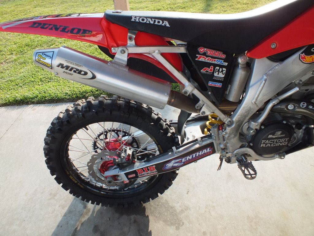 2002 crf450r exhaust