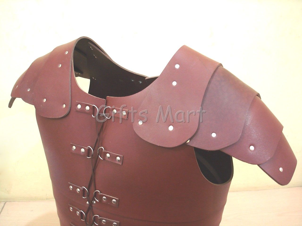 ARMOR ROMAN LEATHER LORICA SEGMENTATA Chestplate, Breastplate HALLOWEEN
