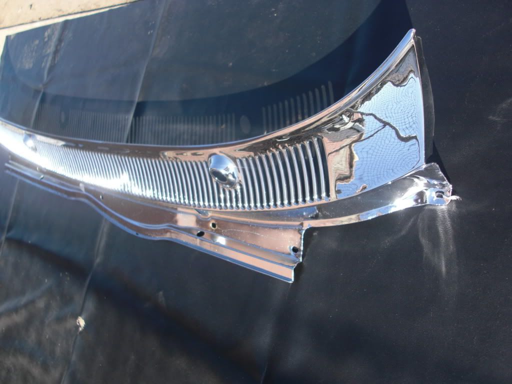 1961 1962 1963 1964 /// TRIPLE CHROME PLATED COWL PANELS // FITS ALL