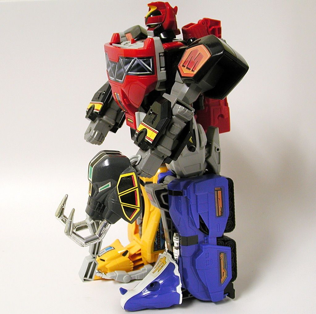 mighty morphin power rangers deluxe megazord