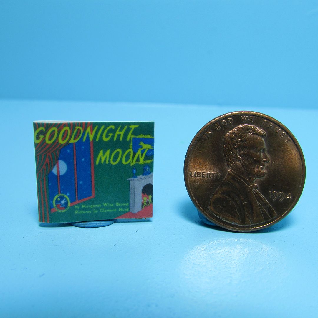 Dollhouse Miniature Replica of Book Goodnight Moon ~ B150