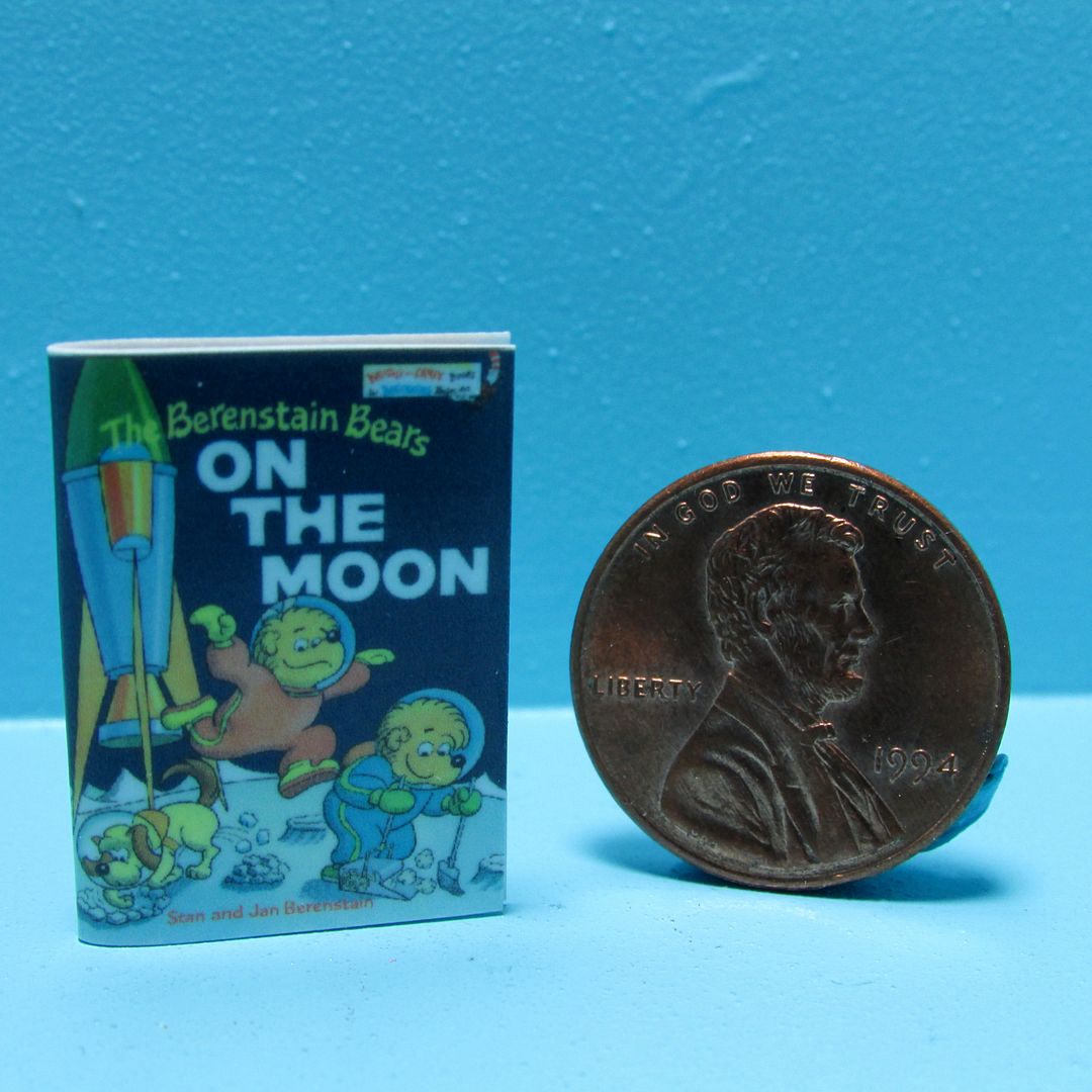 Dollhouse Miniature Replica of Book The Berenstain Bears Inside Outside ~ B013