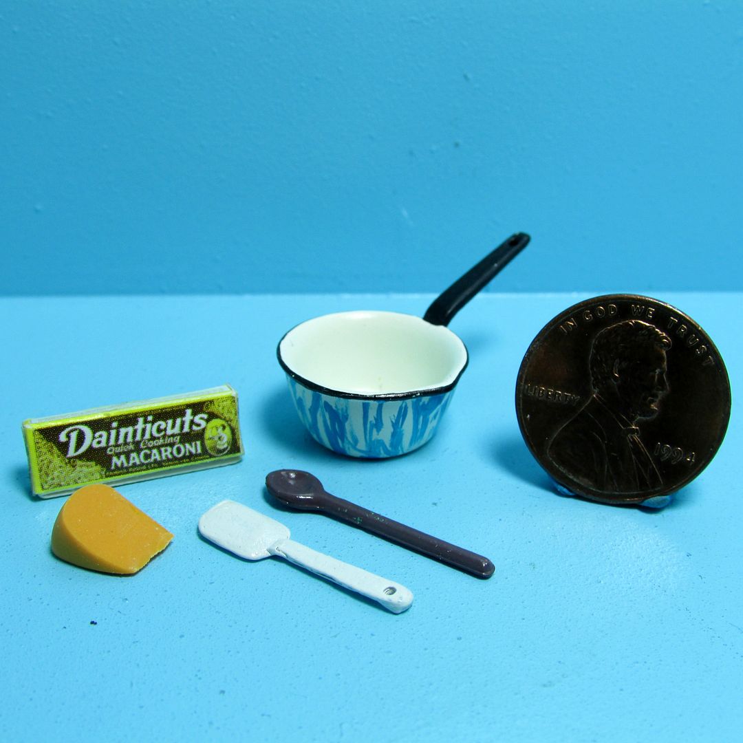 Dollhouse Miniature Complete Making Tacos for Dinner A2588