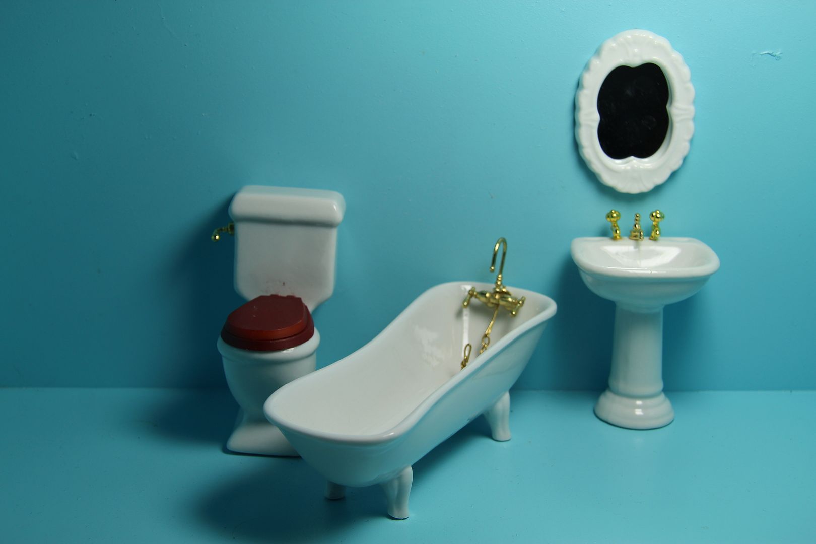 Dollhouse Bathroom Set Home Sweet Home
