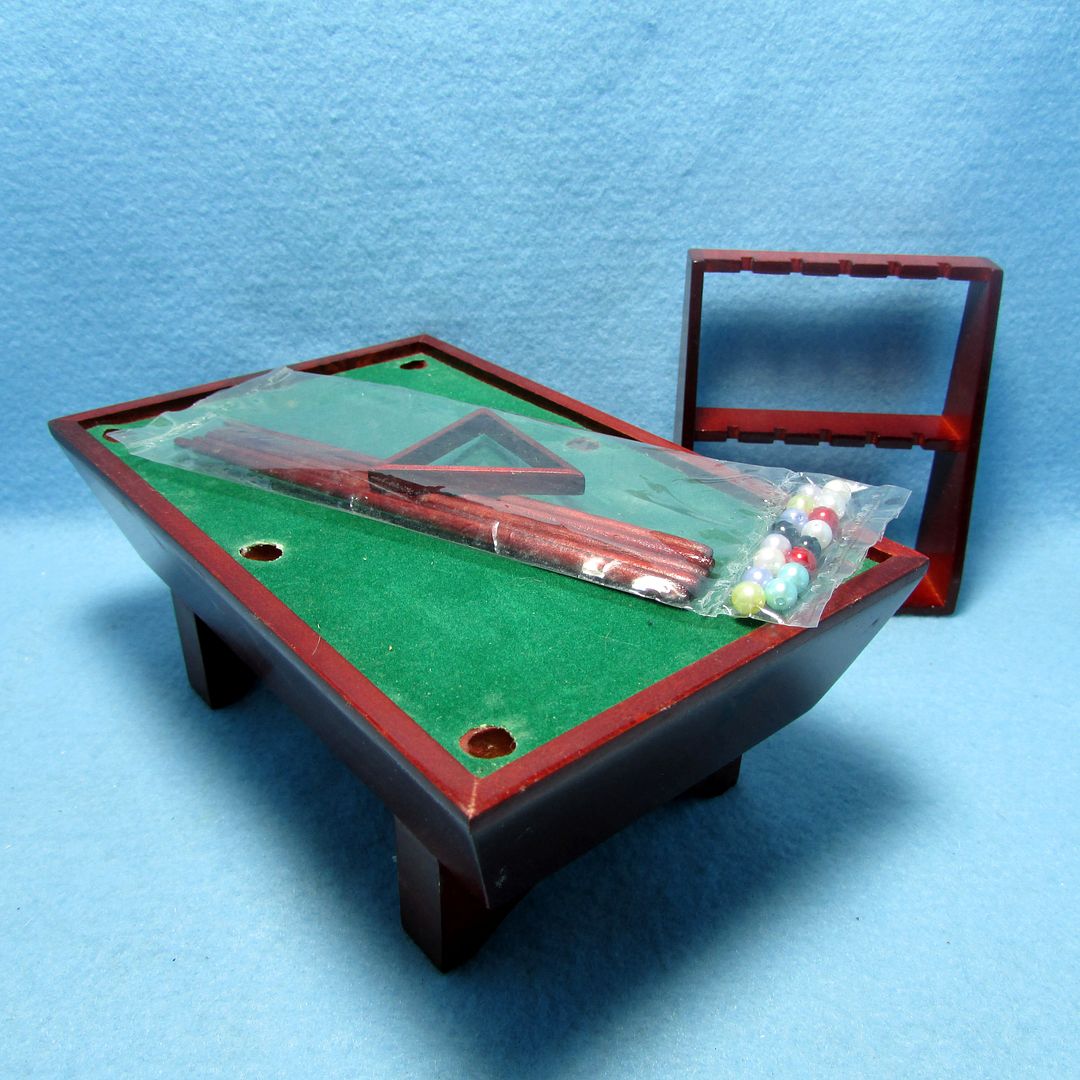 dollhouse pool table