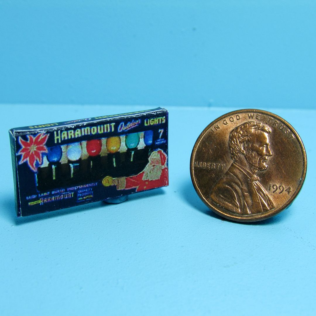 Dollhouse Miniature Replica Box of Soft White Light Bulbs ~ HR57193