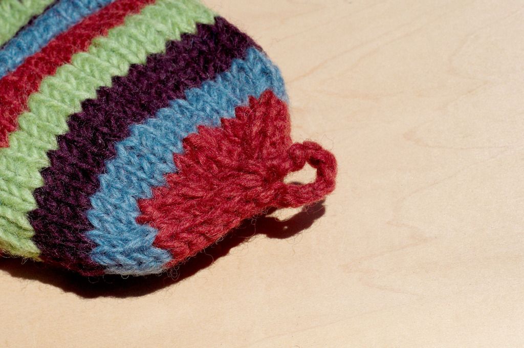 Valentine's Day gift creative gift limited one hand-woven pure wool knitted gloves / detachable gloves / inner bristle gloves / warm gloves (made in nepal)-Bright South American Forest Ethnic Totem - Gloves & Mittens - Wool Multicolor