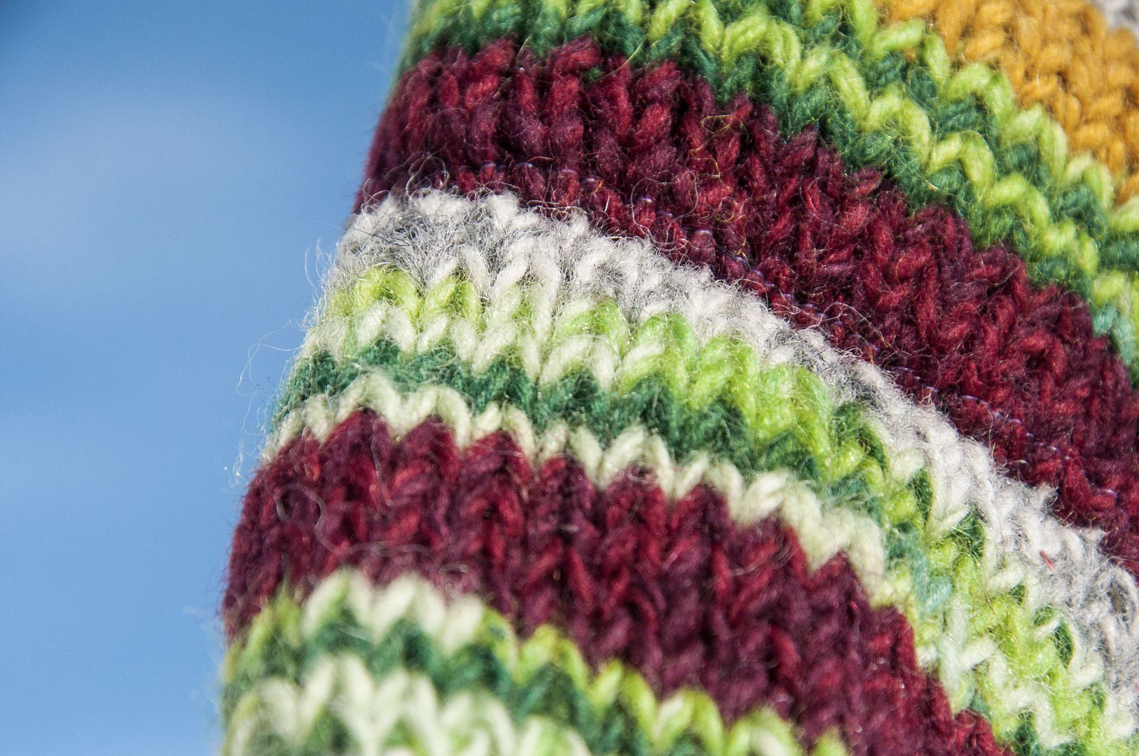 Hand Knitted Pure Wool Knitted Gloves/Removable Gloves/Inner Brush Gloves/Warm Gloves-Retro French Style - Gloves & Mittens - Wool Multicolor
