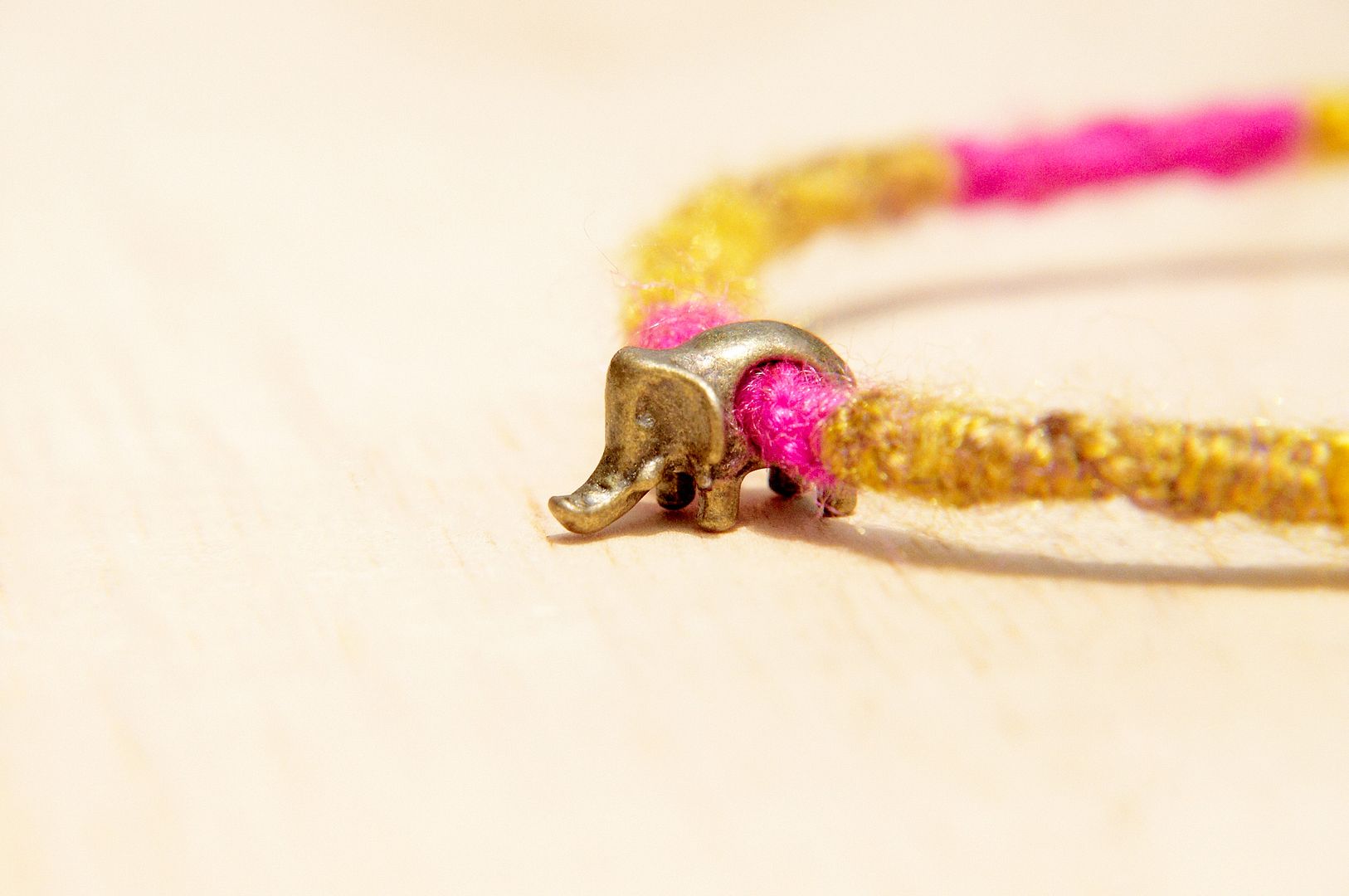 /Chinese Valentine's Day gift/feel colorful woven foot rope/foot ring-animal elephant friends - Bracelets - Cotton & Hemp Multicolor