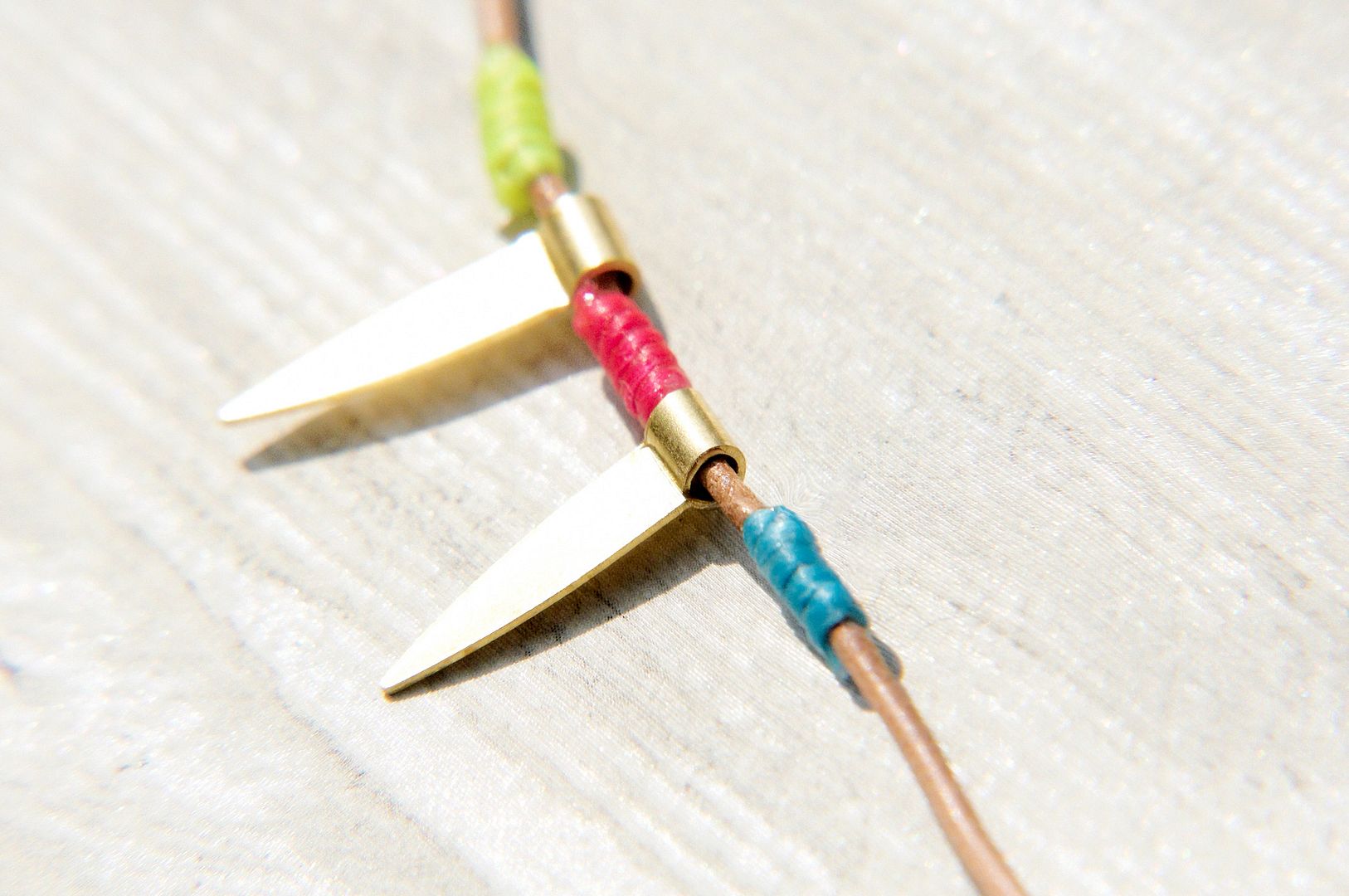 Valentine's Day Gifts Valentine's Day Gifts / Forest Girl / Rainbow Gradient Silk Wax Line English Glass Necklace Short Chain Long Chain Clavicle Chain-Dandelion Forest + Silk Wax Line Leather Cord - Long Necklaces - Glass Multicolor