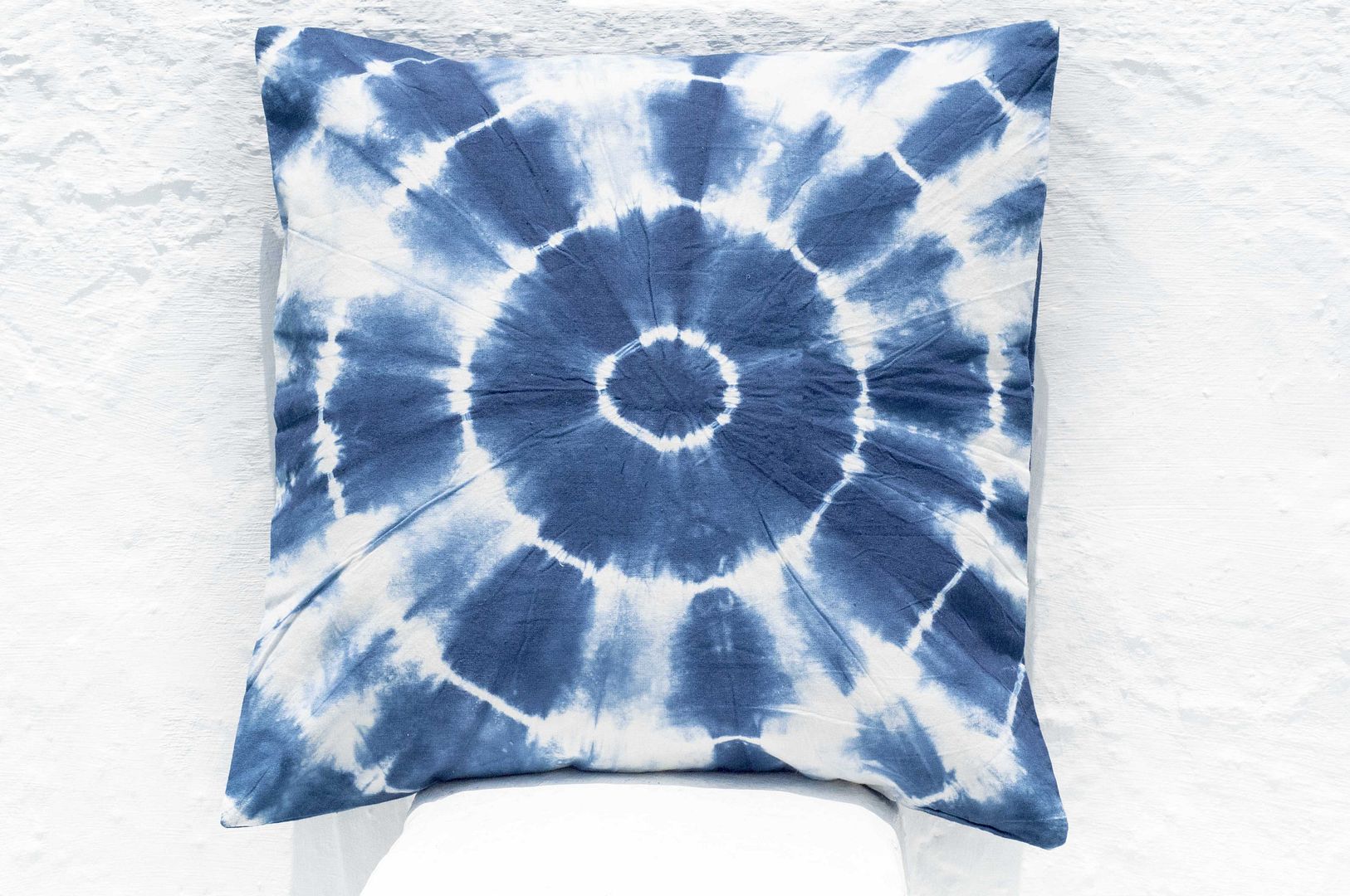 Blue dyed pillowcase/cotton pillowcase/printed pillowcase/indigo blue dyed pillowcase-blue dyed stars - Pillows & Cushions - Cotton & Hemp Blue