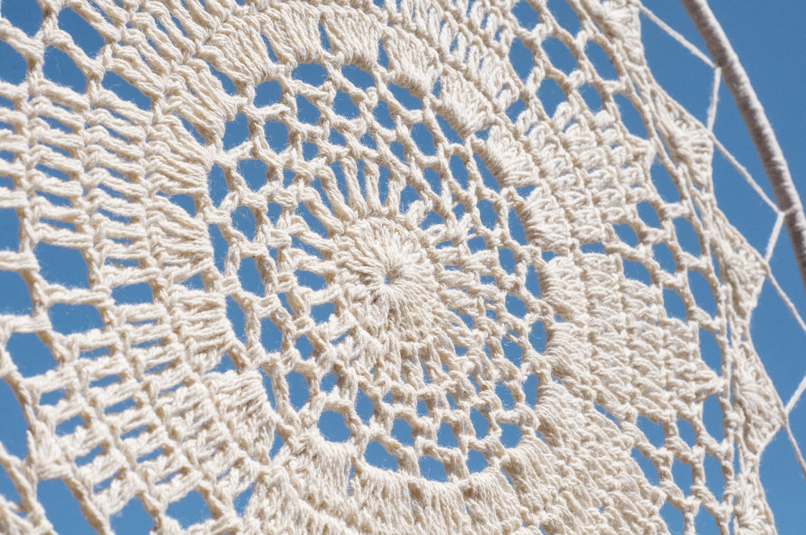 Handwoven Linen Earth Color Dreamcatcher Charm dream Cather/Handmade Lace Dreamcatcher-Lace - Items for Display - Cotton & Hemp Multicolor