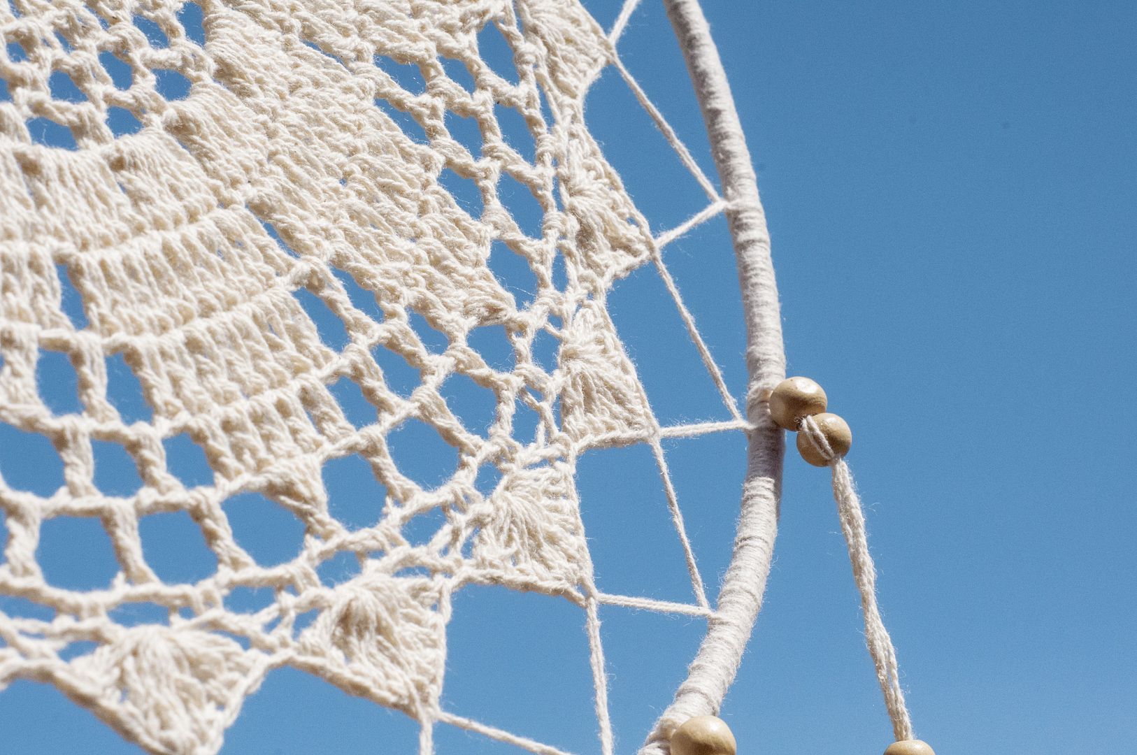 Handwoven Linen Earth Color Dreamcatcher Charm dream Cather/Handmade Lace Dreamcatcher-Lace - Items for Display - Cotton & Hemp Multicolor