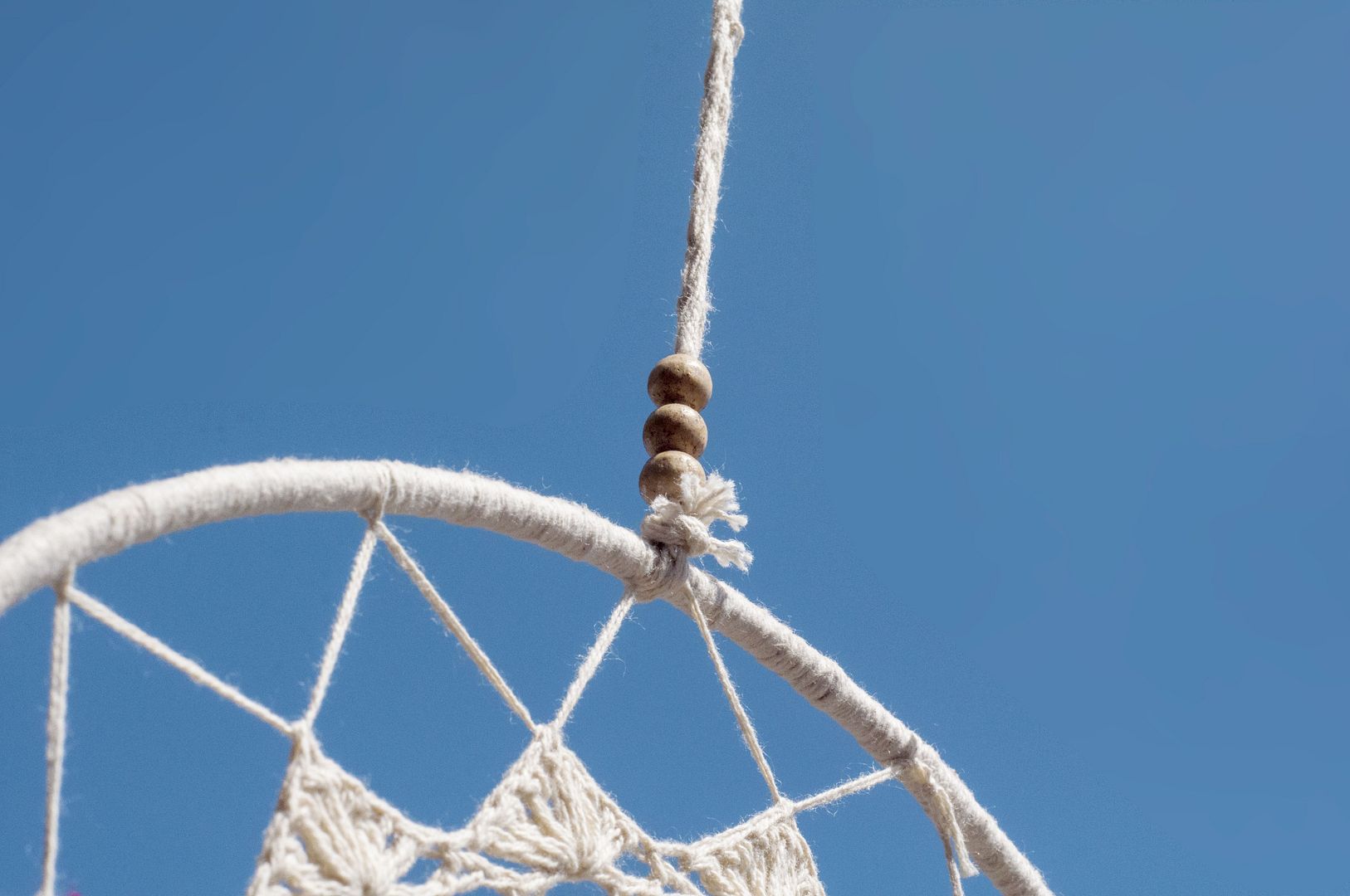 Handwoven Linen Earth Color Dreamcatcher Charm dream Cather/Handmade Lace Dreamcatcher-Lace - Items for Display - Cotton & Hemp Multicolor