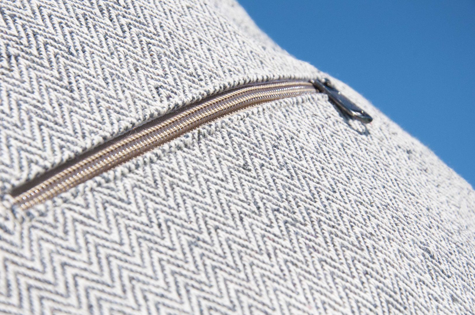 After Linen cotton stitching design backpack shoulder bag mountaineering backpack ethnic handmade computer bag - simple forest wind - Backpacks - Cotton & Hemp Blue