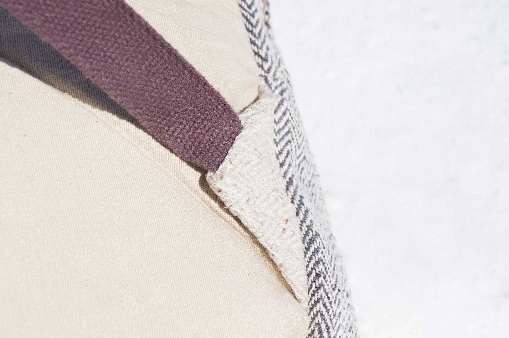 After Linen cotton stitching design backpack shoulder bag mountaineering backpack ethnic handmade computer bag - simple forest wind - Backpacks - Cotton & Hemp Blue
