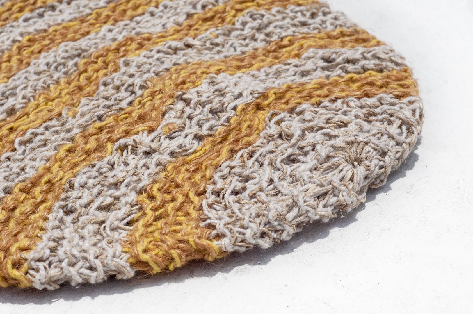 Crochet cotton hat fisherman hat visor patch cloth cotton hat handmade knit hat - orange pineapple cake - Hats & Caps - Cotton & Hemp Orange