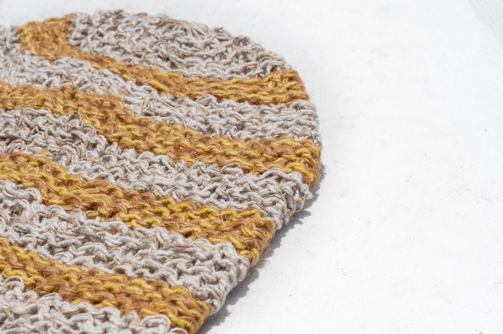 Crochet cotton hat fisherman hat visor patch cloth cotton hat handmade knit hat - orange pineapple cake - Hats & Caps - Cotton & Hemp Orange
