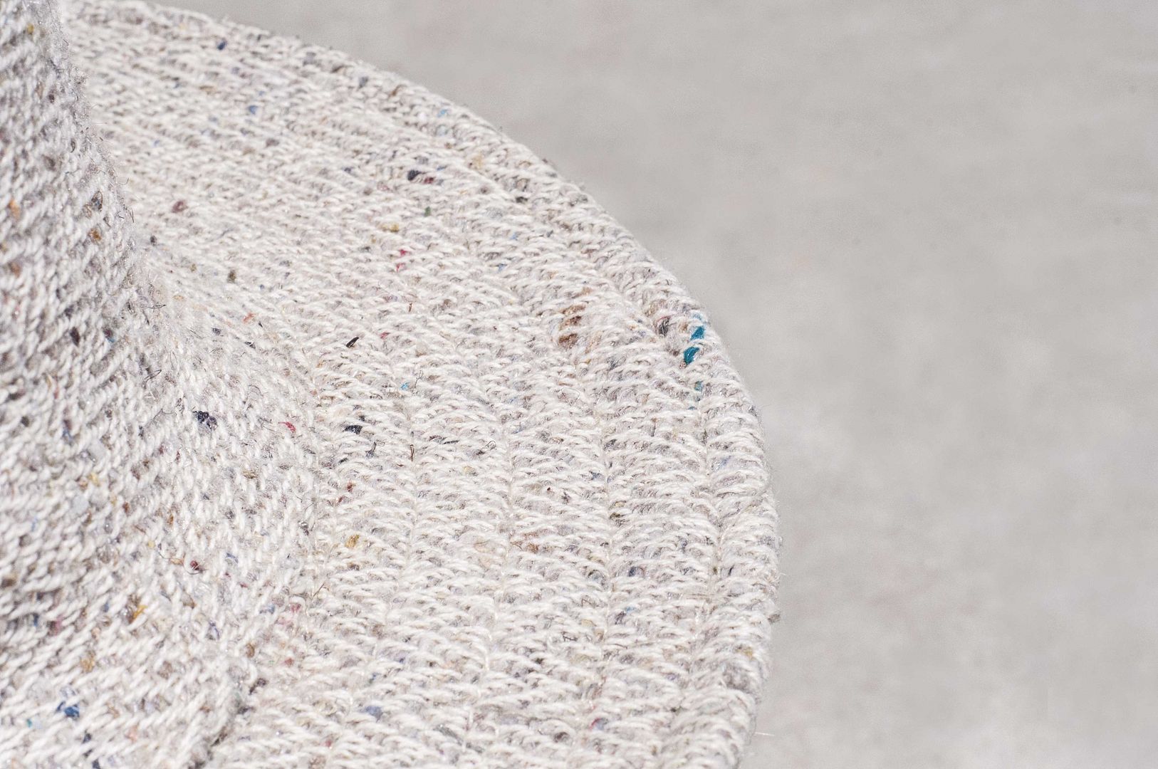 Hand-knitted cotton hat fisherman hat visor quilt hat hand-knit gentleman hat - star spot hand-woven cloth - Hats & Caps - Cotton & Hemp Multicolor