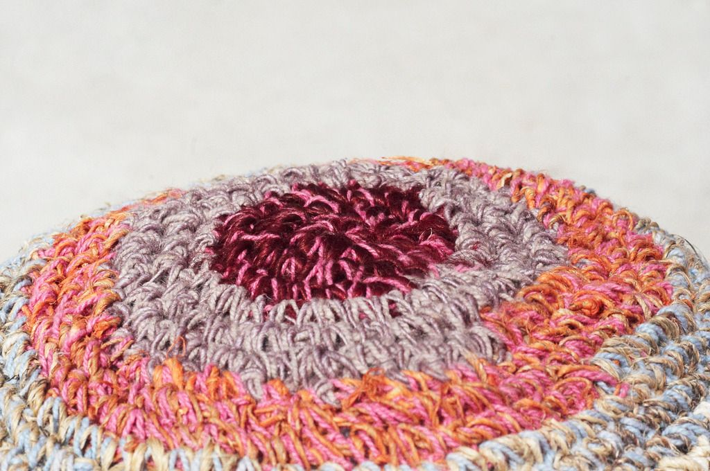 Limited edition handmade knitted cotton hood / weaving hat / fisherman hat / straw hat / sun hat / hook hat - South American wind tropical forest flower weaving - Hats & Caps - Cotton & Hemp Multicolor