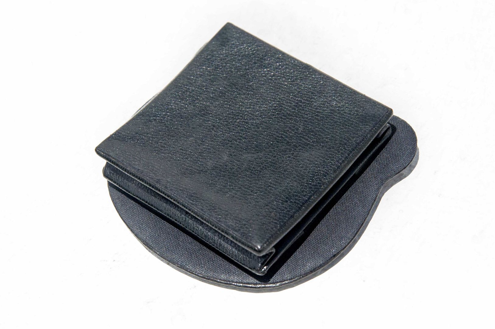 Goatskin coin purse leather coin purse handmade leather coin purse animal coin purse-cute black bear - Coin Purses - Genuine Leather Black