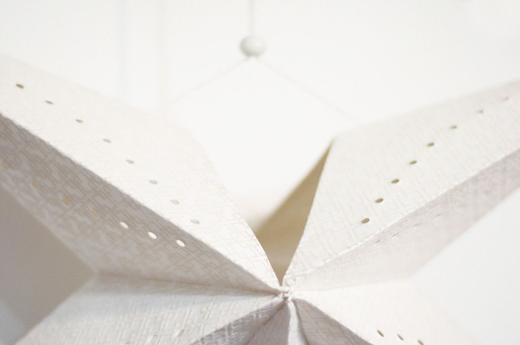 Handmade paper star light / star light / star light / origami light / night light - moonlight snow white star star feeling (manual limit) - Lighting - Paper