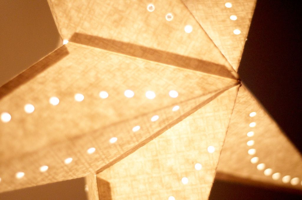 Handmade paper star light / star light / star light / origami light / night light - moonlight snow white star star feeling (manual limit) - Lighting - Paper