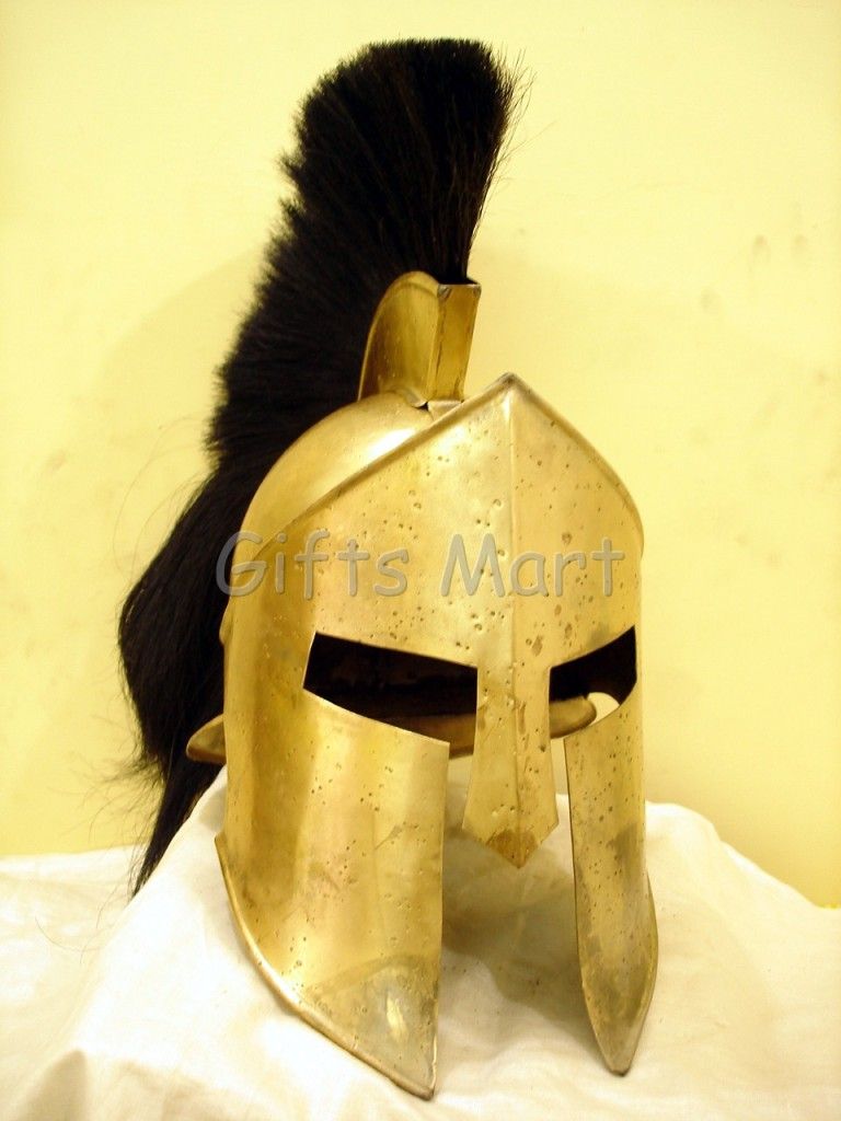 Helm Leonidas Königshelm Sparta Rüstung Ritterhelm Troja Mittelalter